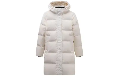 ANTA Variety Training Collection Down Jackets Women's Duck Down White Hooded Moderate Down Coat