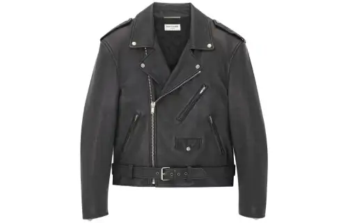 SAINT LAURENT Padded Leather Jacket