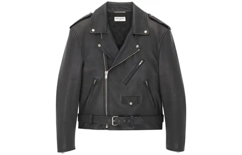 SAINT LAURENT Padded Leather Jacket