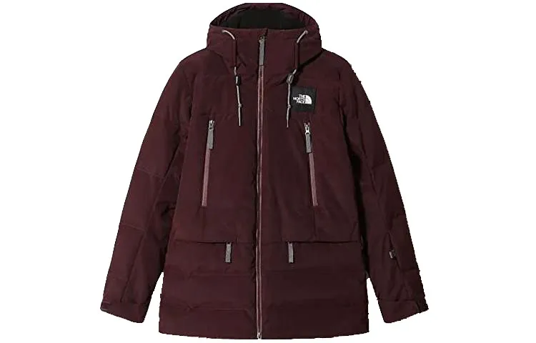THE NORTH FACE Jackets Women's Red Hooded Moderate Straight Fit