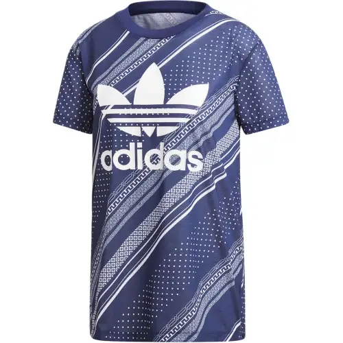 Adidas Originals T Shirt Women's Blue/White