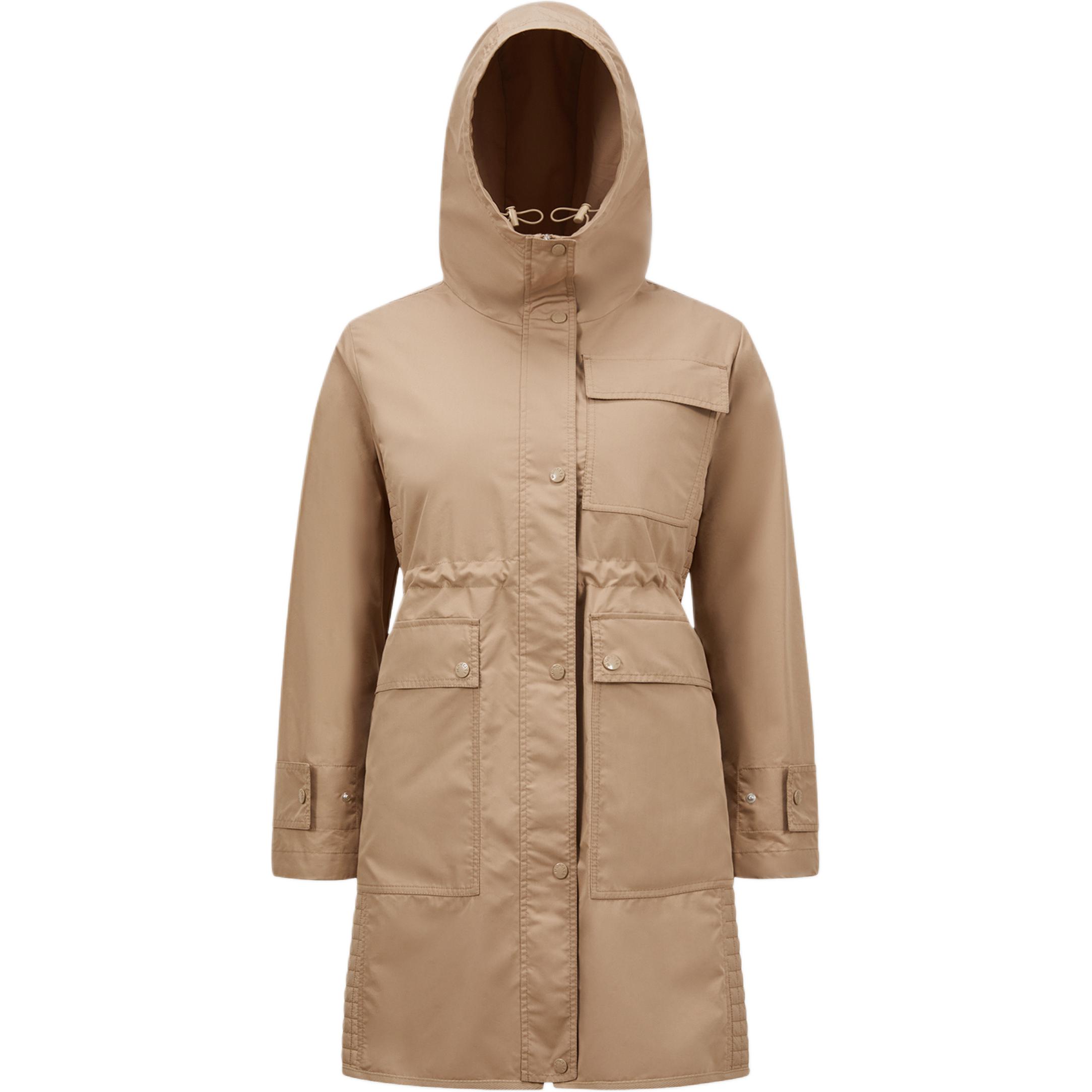 Женская куртка Moncler (светло-коричневая)