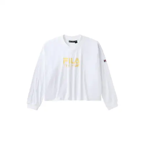 FILA Shirts Women's White V Neck Moderate Other