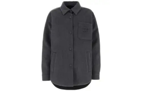 MIU MIU Jackets & Coats Women's Gray