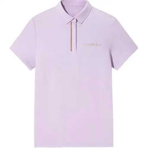 Anta Variety Training Collection Polo Shirt Women's Floral Purple
