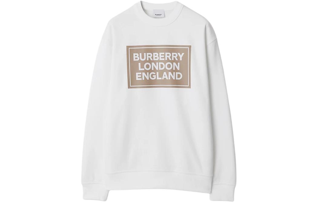 Женское худи Burberry Burberry SS24 Logo (белый)