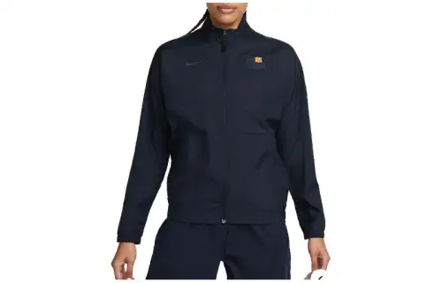 Nike Jackets Women's Navy Blue Stand Collar Moderate Other