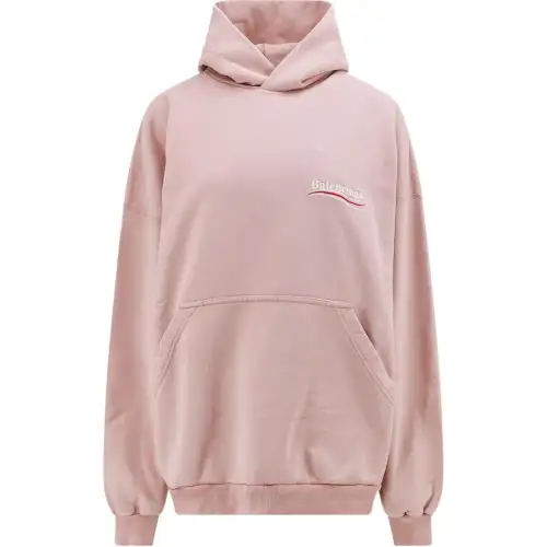 Balenciaga Logo Embroidered Hoodie