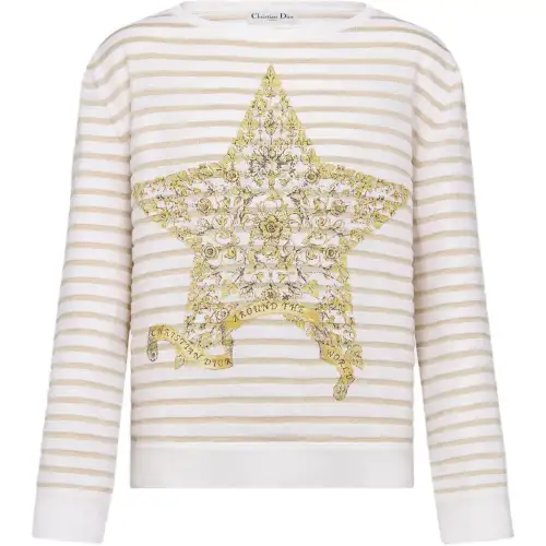 DIOR SS25 Knitwear Women's White Gold