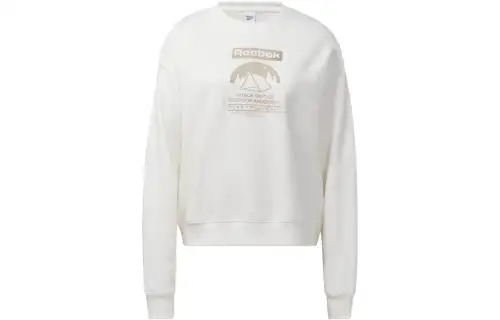 Reebok CL CAMP GRAPHIC CREW Sweatshirt Women's White