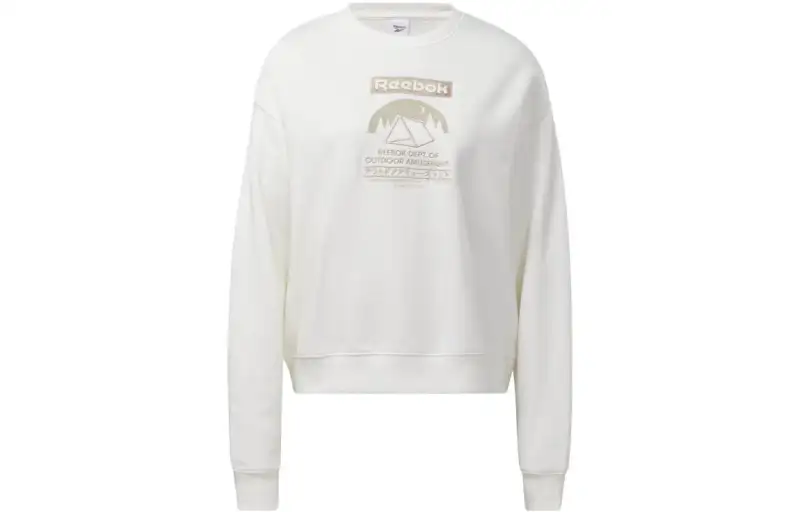Reebok CL CAMP GRAPHIC CREW Sweatshirt Women's White