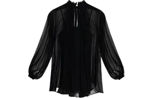 GUCCI Shirts Women's Black Half Turtleneck Moderate Other