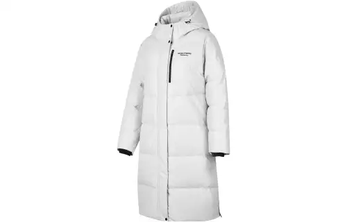 Skechers Down Jacket Women's Light Gray