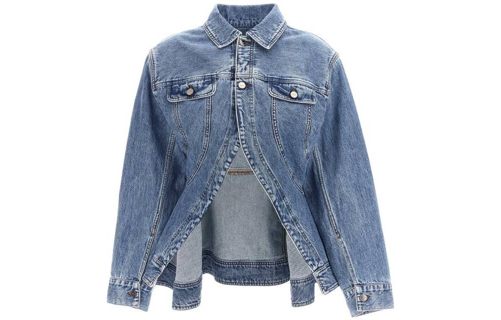 Jacquemus La Veste De Nimes Caraco Jacket Light Blue/Tabac