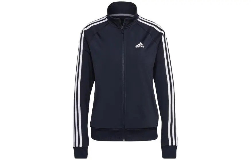 Adidas Free Shipping With AdiClub Primegreen Essentials Warm Up Slim 3 Stripes Track Jacket