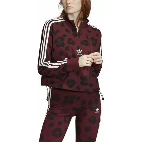 Adidas Originals floral print sweatshirt