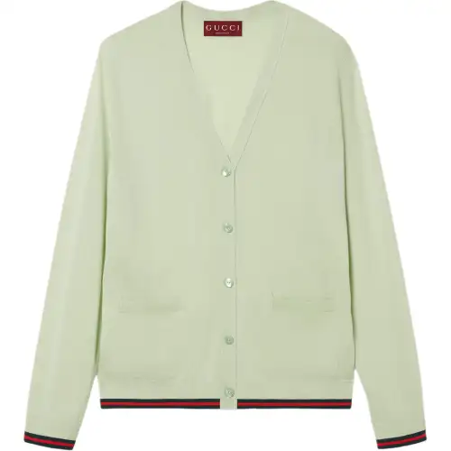 GUCCI Extra Fine Cashmere Silk Cardigan