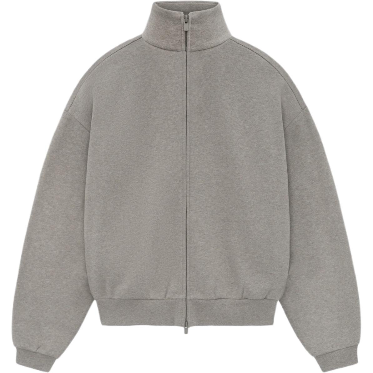 Женская худи Fear of God Essentials 2024 SS24 Zip Up Jacket Heather /Heather Grey (серый)