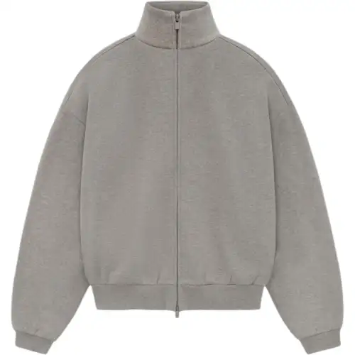 Fear Of God Essentials Core Collection Women's Zip Up Jacket Heather Grey
