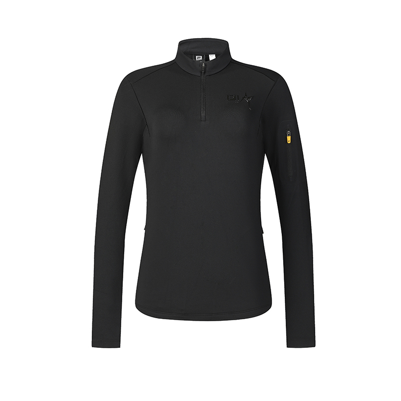 Женская футболка Fila Explore Fleece Tee (черная)
