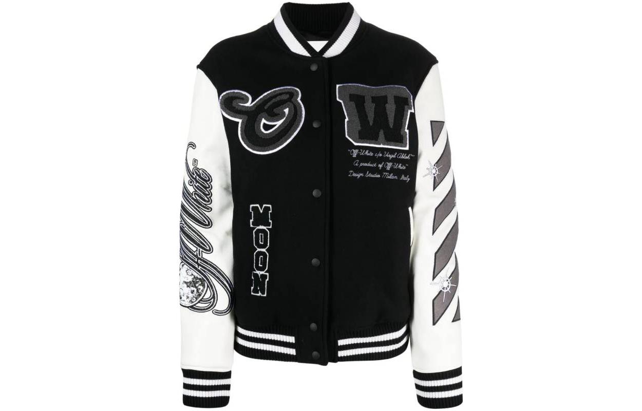 Женская куртка OFF-WHITE (черно-белая)