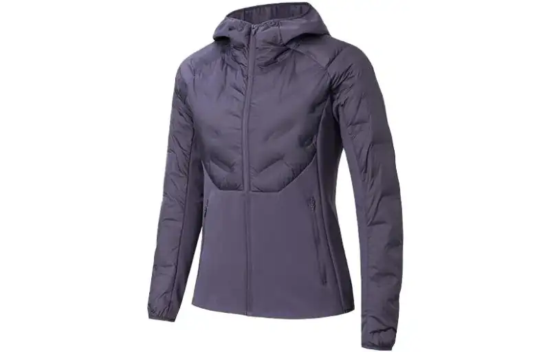 ANTA Running Collection Jackets Women's Tranquil Purple Hooded Thickened Other