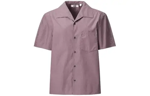 UNIQLO SS24 Shirt Women's Light Blue Purple
