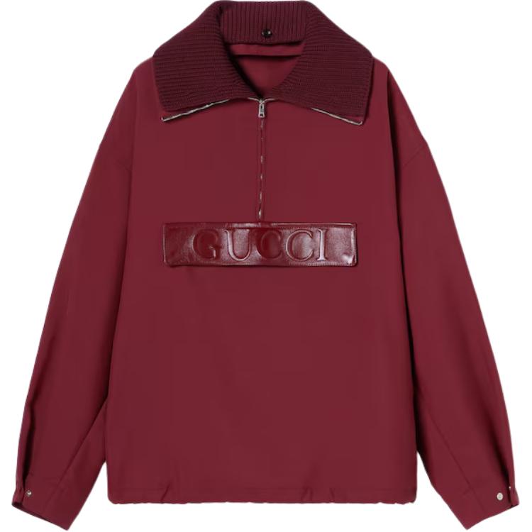 Женская куртка Gucci GUCCI SS25 (бордовая)