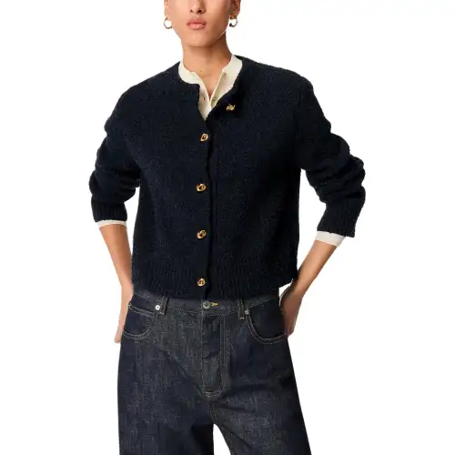 Bottega Veneta Long Sleeved Knitted Cardigan