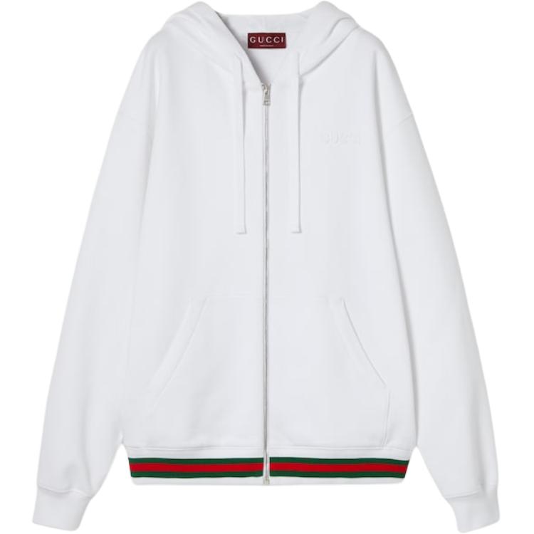GUCCI Web Detailed Jersey Sweatshirt