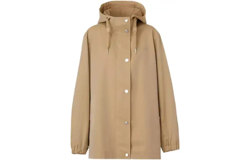 【Previous Season】hooded cotton gabardine coat