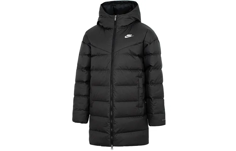 Nike Down Jackets Women's Black Hooded (Non-detachable) Moderate Other