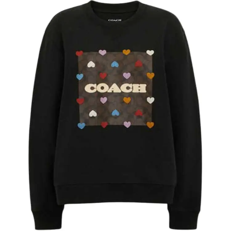 COACH SS24 Sweatshirt Women's Black