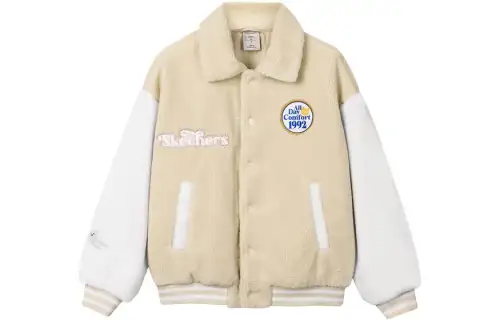 Skechers Sports Life Collection Jackets Women's Irish Cream/028R Lapel Thickened Other