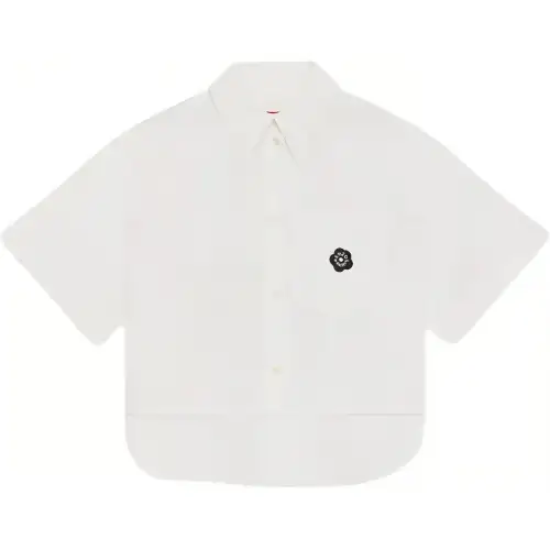 KENZO Logo Patch Cropped Shirt