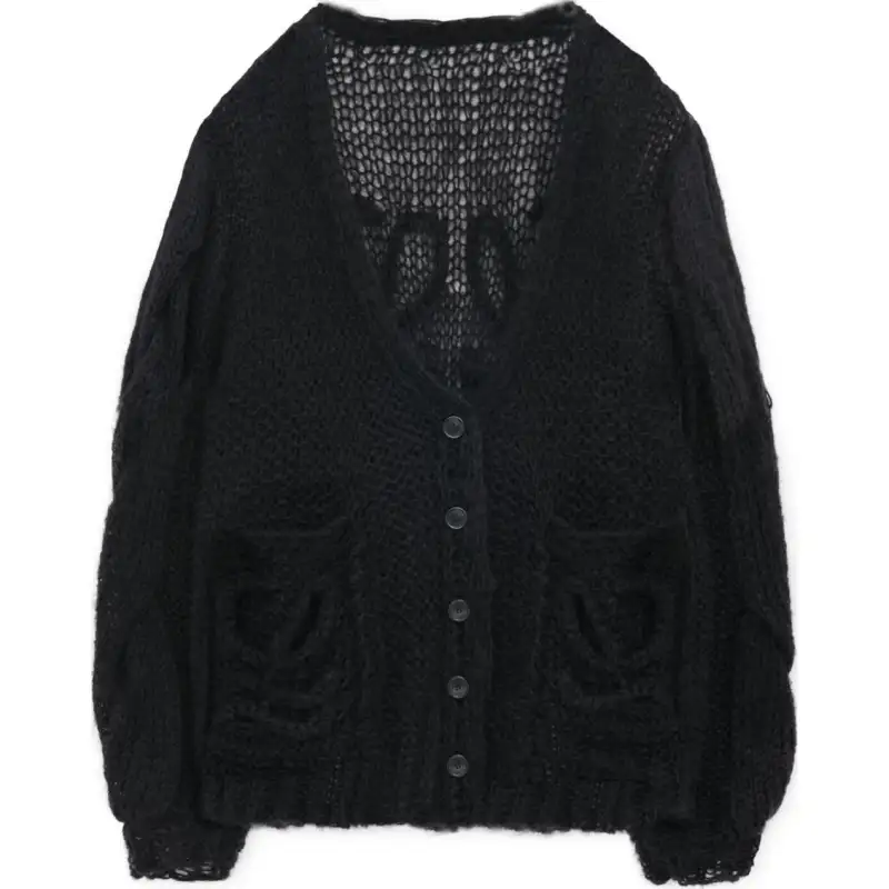 LOEWE Anagram FW24 Knitwear Women's Black