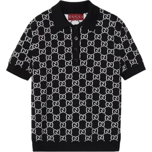 GUCCI Reversible Gg Jacquard Polo Shirt