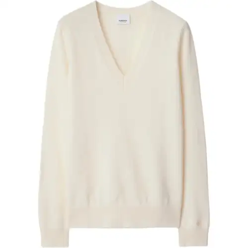 Burberry Cashmere Sweater Women's Vanilla