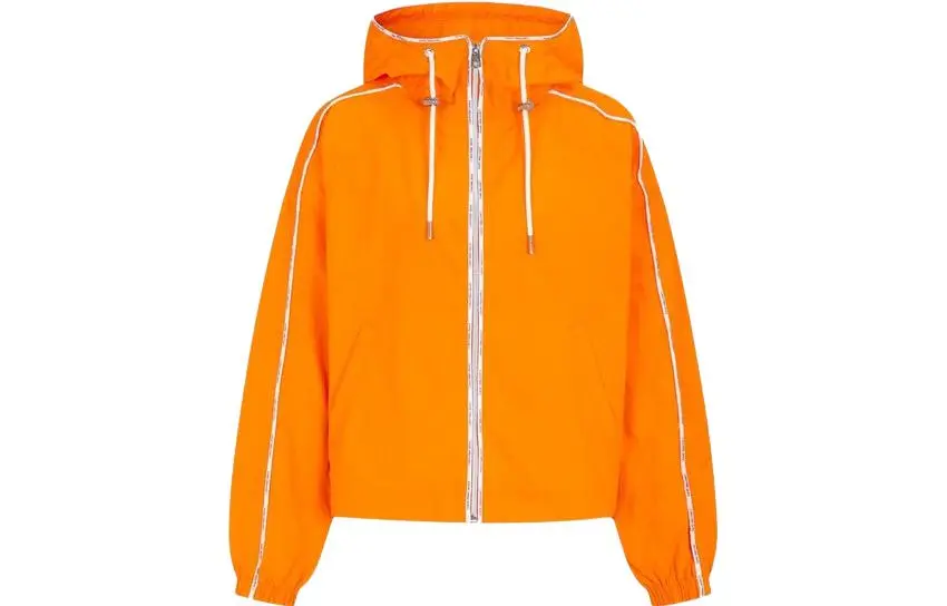 Calvin Klein Jackets Women's Orange Hooded Moderate Other