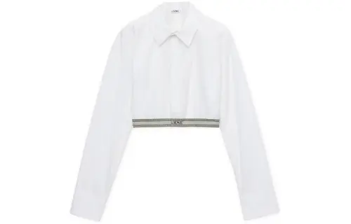 LOEWE Long Sleeved Cropped Shirt