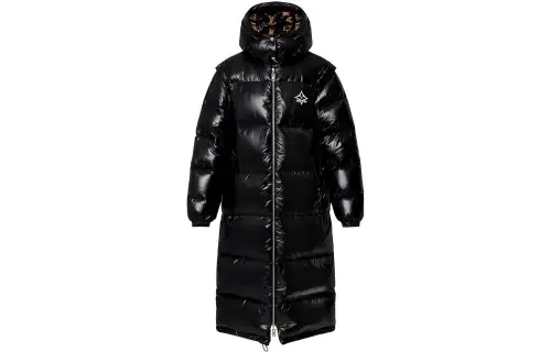 LOUIS VUITTON Glossy Long Puffer Coat