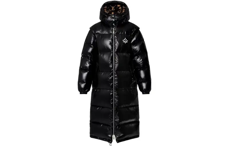 LOUIS VUITTON Glossy Long Puffer Coat