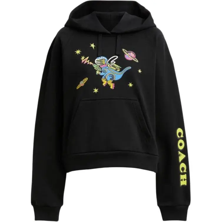 COACH Cosmic Coach FW24 Sweatshirt Women's Black