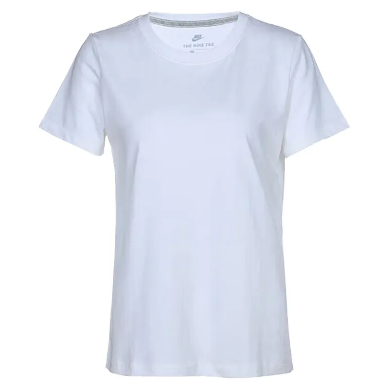 Nike T-Shirts Women's White Crew Neck Moderate Other