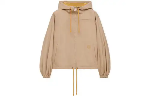 LOEWE Jackets Women's Khaki Hooded Moderate Other