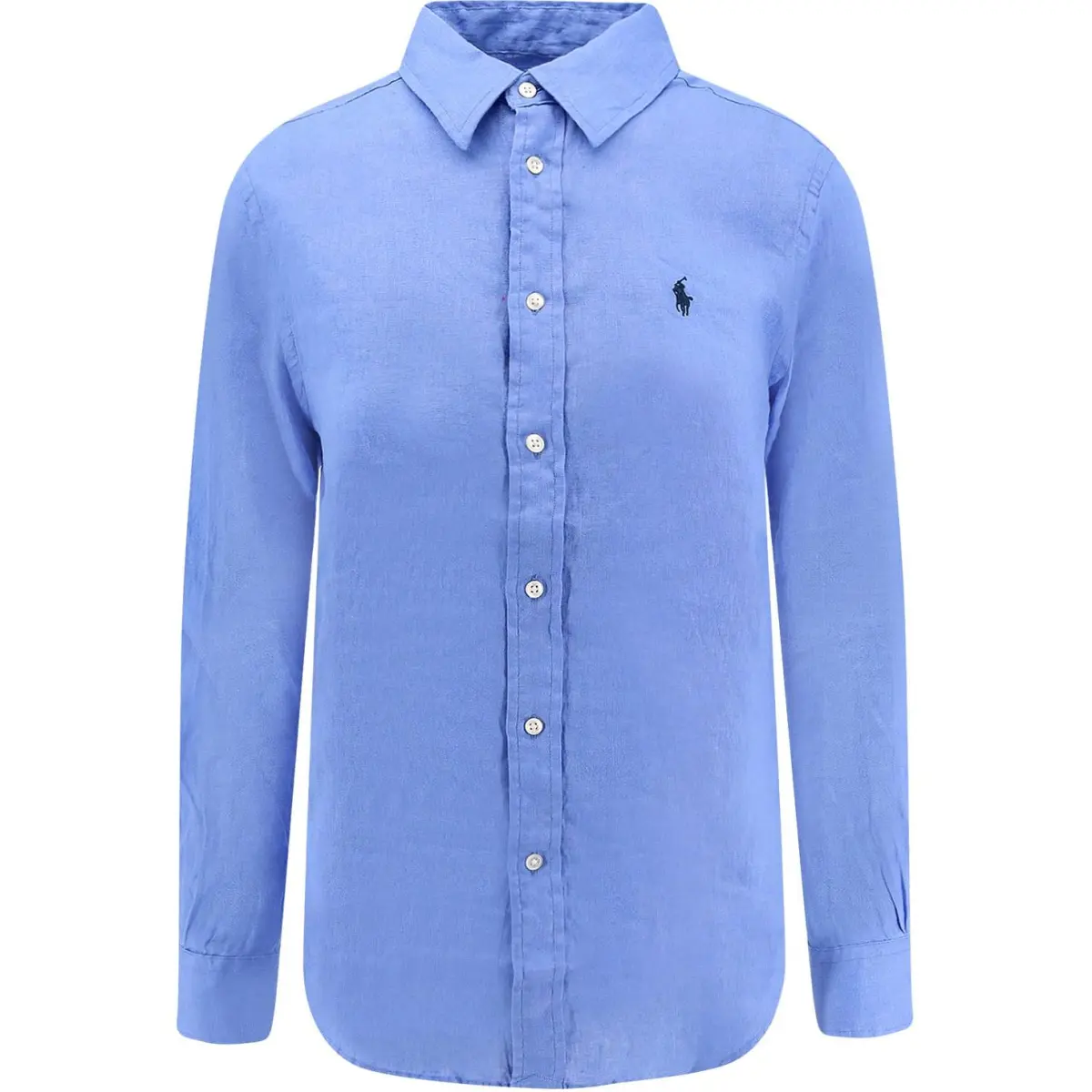 Polo Ralph Lauren Logo Embroidered Curved Hem Polo Shirt