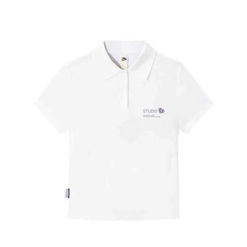 Anta Life Collection Polo Shirt Women's Snowflake White