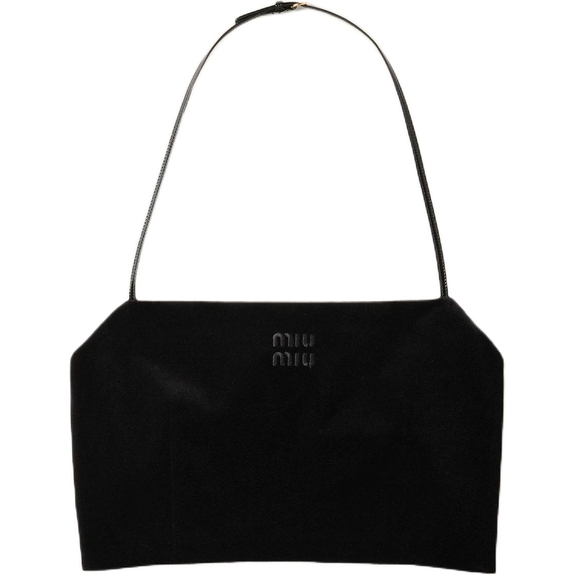 Женский топ MIU Logo (черный)