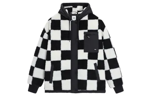 Vans Down Jackets Women's Black Hooded Moderate Down Jacket