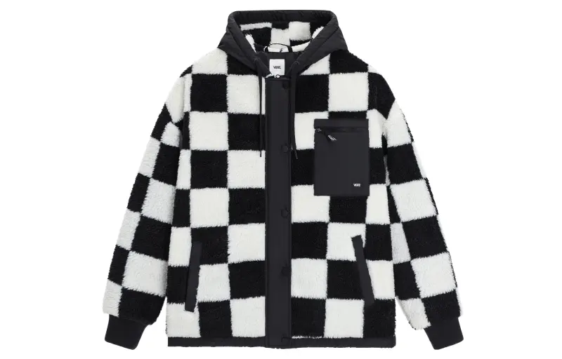 Vans Down Jackets Women's Black Hooded Moderate Down Jacket